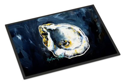 NEW Blue Star Oyster Doormat Front Door Mat Indoor Outdoor Rugs for Entryway, Non Slip Washable Low Pile, 18H X 27W