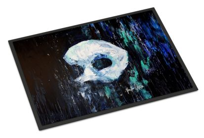 NEW Cryptic Mask Doormat Front Door Mat Indoor Outdoor Rugs for Entryway, Non Slip Washable Low Pile, 18H X 27W