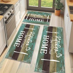 Boho Kitchen Rug Sets 3 Pieces, Washable Kitchen Mats For Floor, Non Slip Soft Kitchen Area Rug Floor Mat For Kitchen, Laundry Room And Hallway T (Option: 3)
